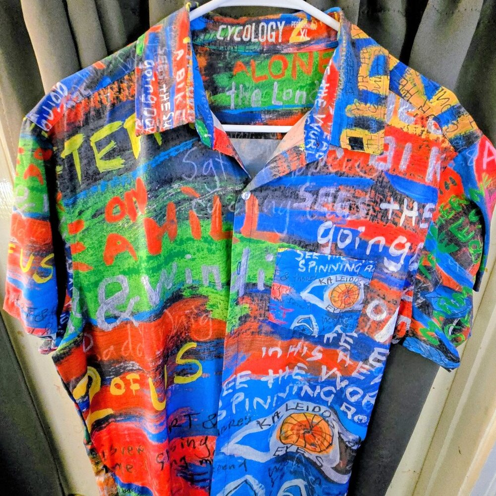 Cycology Clothing "8 Days" Gravel Shirt, Button Up. Size XL